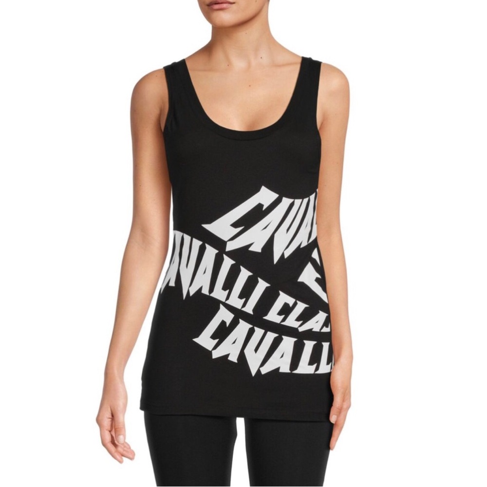 Roberto Cavalli Logo Tank Top